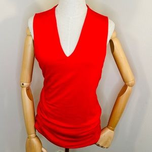 V-Neck Tank Top Ruched sides - Pre owned